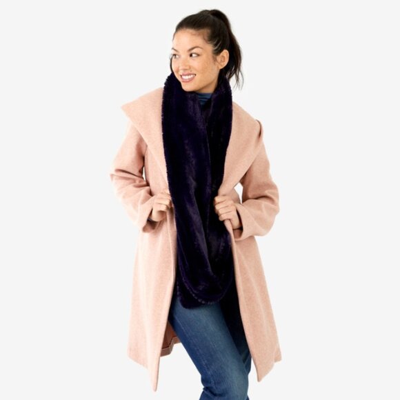 NIP THE JETSET DIARIES Infinity Faux Fur Scarf Retail Price $99.00 - Picture 2 of 2